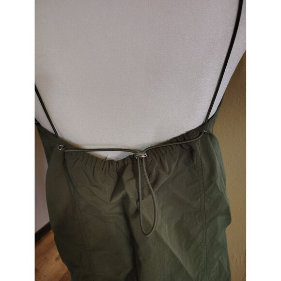 Forever 21 convertible cover up dress MIDI adjustable string halter green women' - Picture 5 of 12